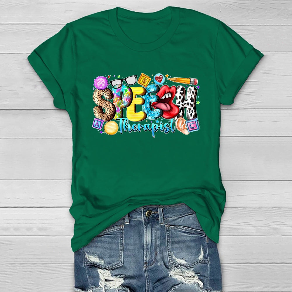 Speech Therapist Healthwear T-shirt