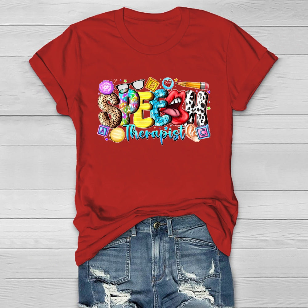 Speech Therapist Healthwear T-shirt