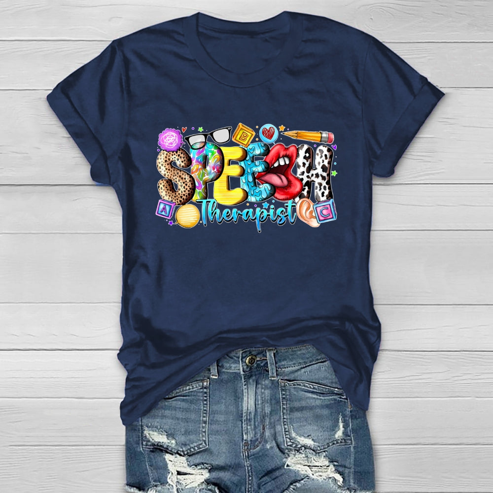 Speech Therapist Healthwear T-shirt