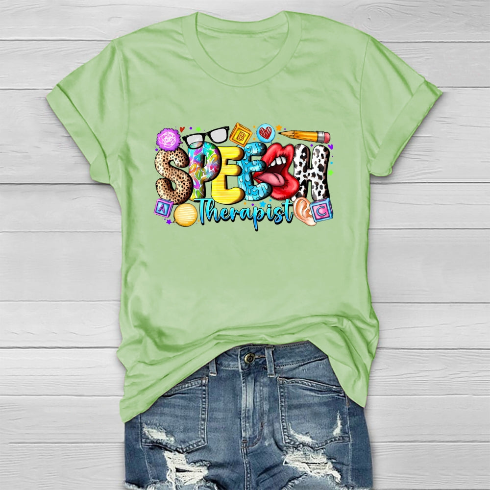 Speech Therapist Healthwear T-shirt