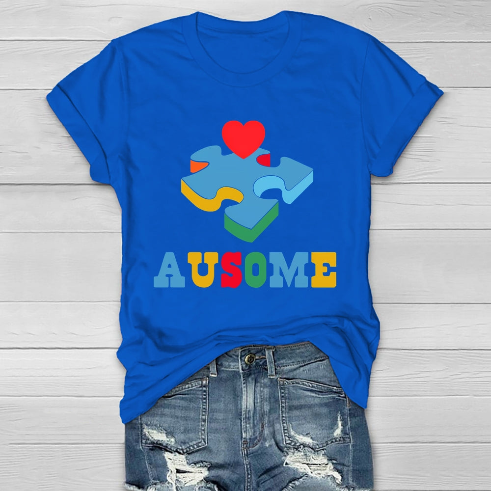 Ausome Autism Awareness Healthwear T-shirt