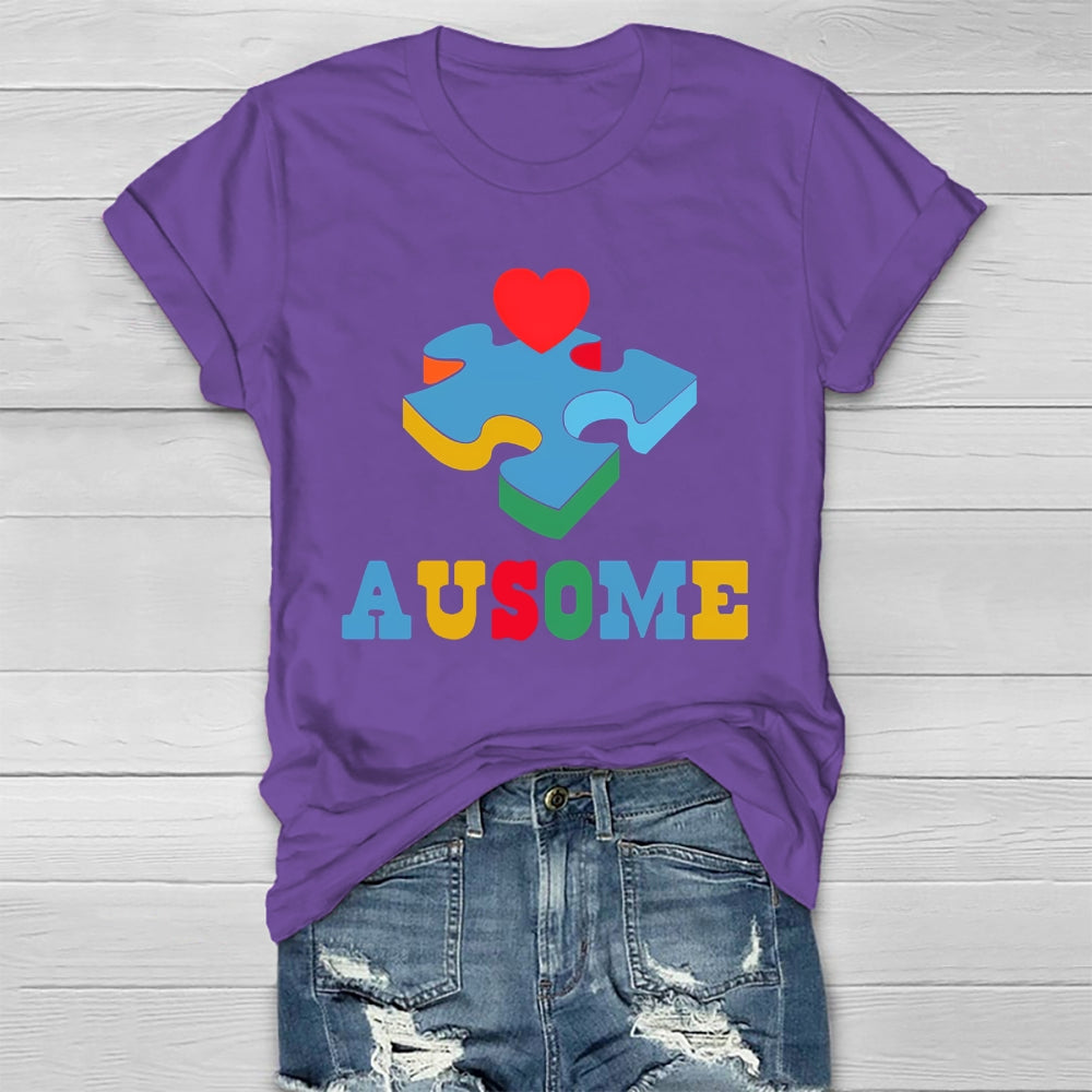 Ausome Autism Awareness Healthwear T-shirt