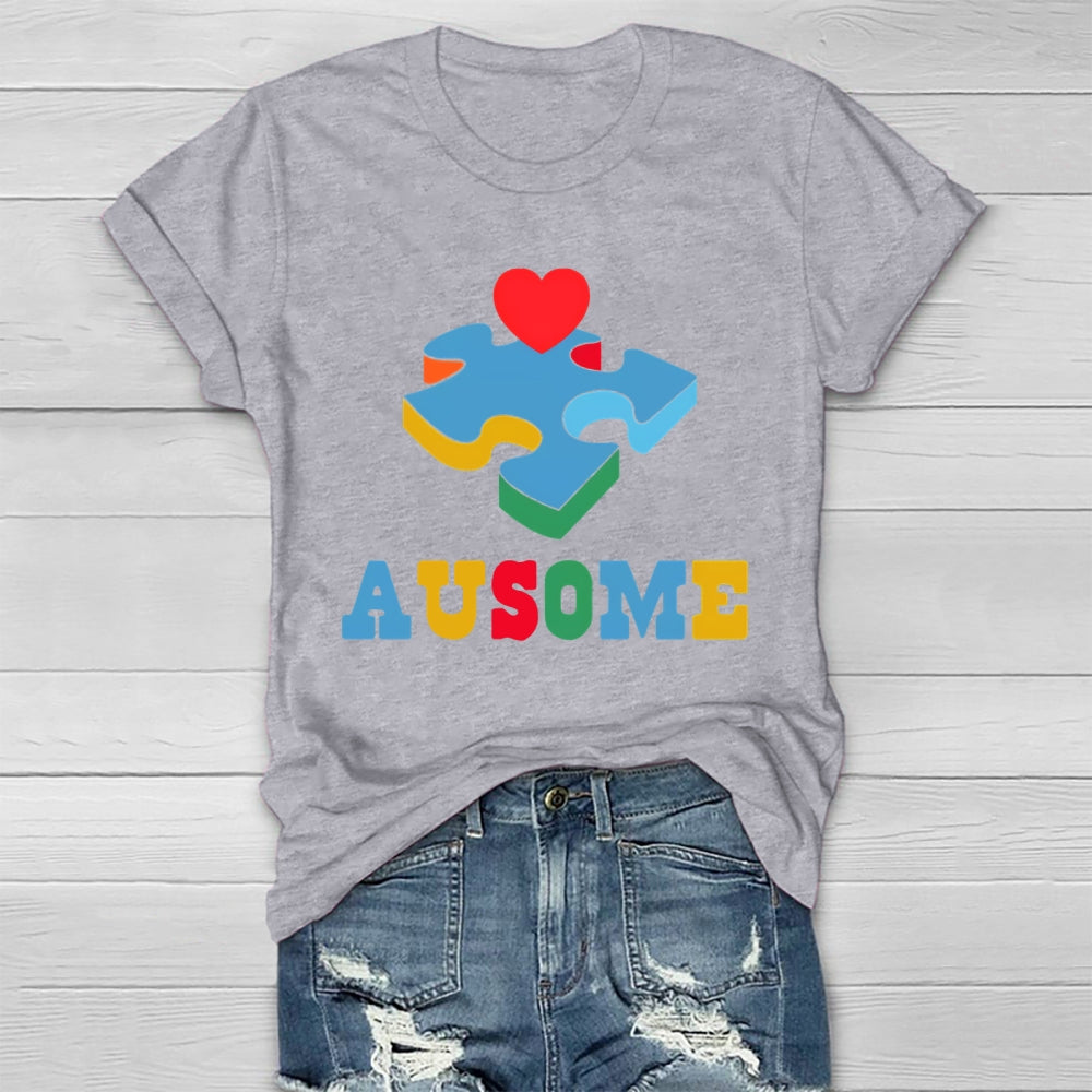 Ausome Autism Awareness Healthwear T-shirt