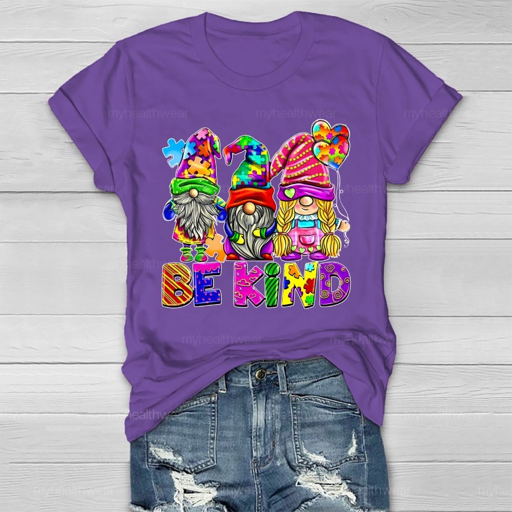 Be Kind Puzzle Christmas Healthwear T-shirt