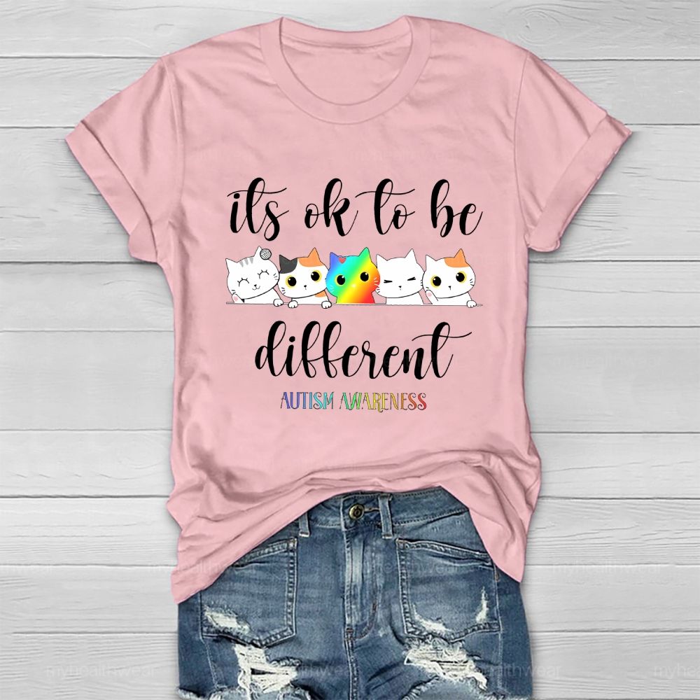 Autism Awareness It's Ok To Be Different  Healthwear T-shirt
