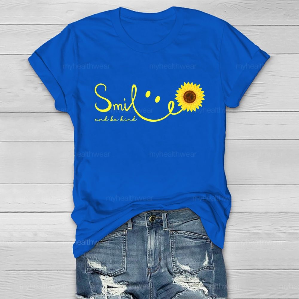 Smile And  Be Kind  Healthwear T-shirt