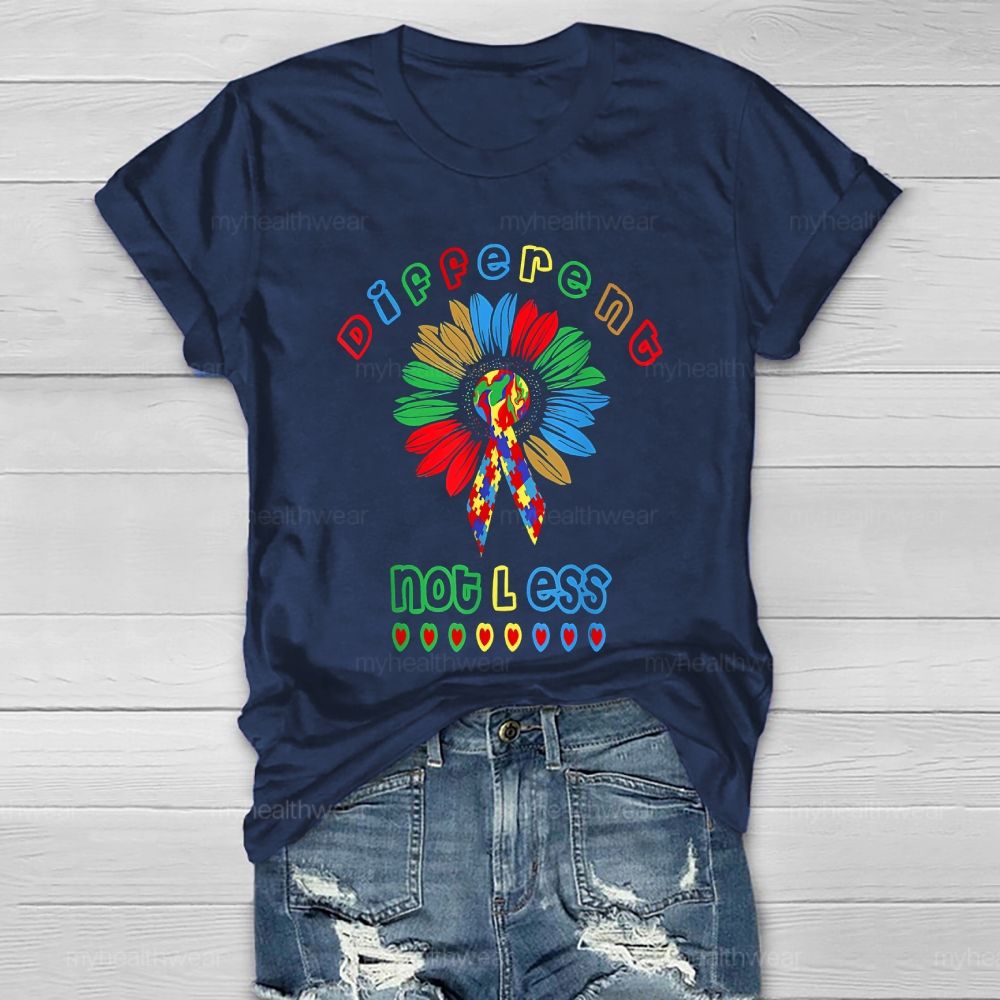 Different Not Less Sunflower Healthwear T-shirt