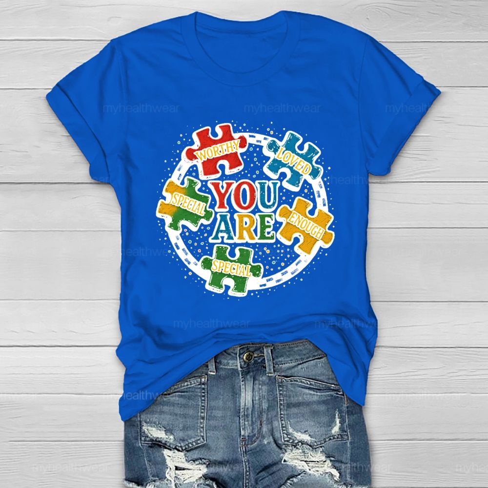 You Are Worthy Loved Healthwear T-shirt