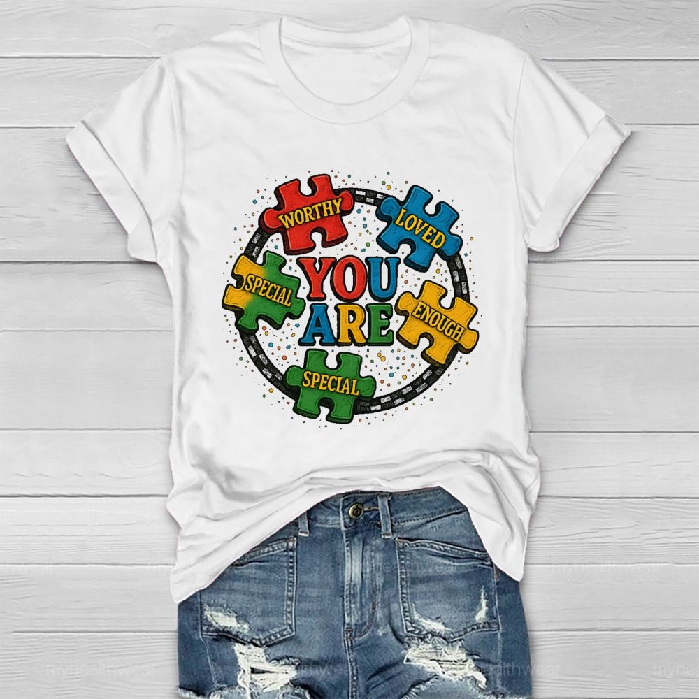 You Are Worthy Loved Healthwear T-shirt
