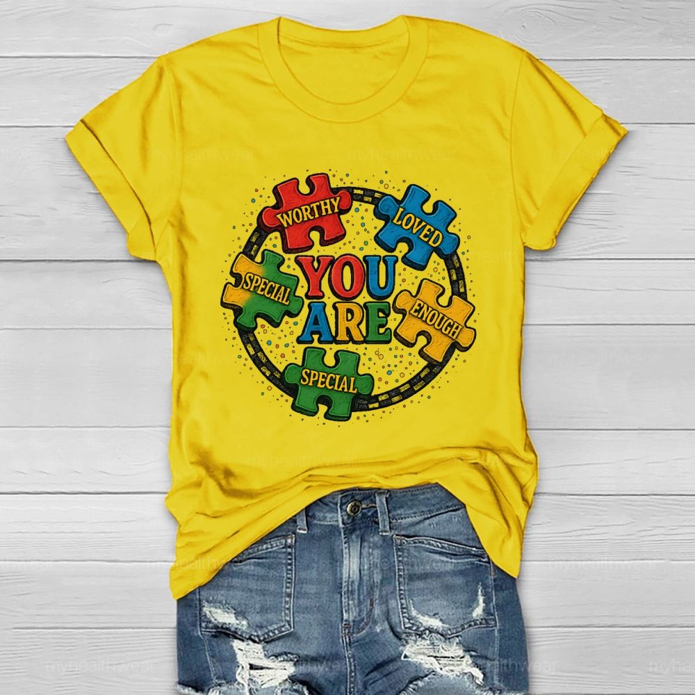 You Are Worthy Loved Healthwear T-shirt