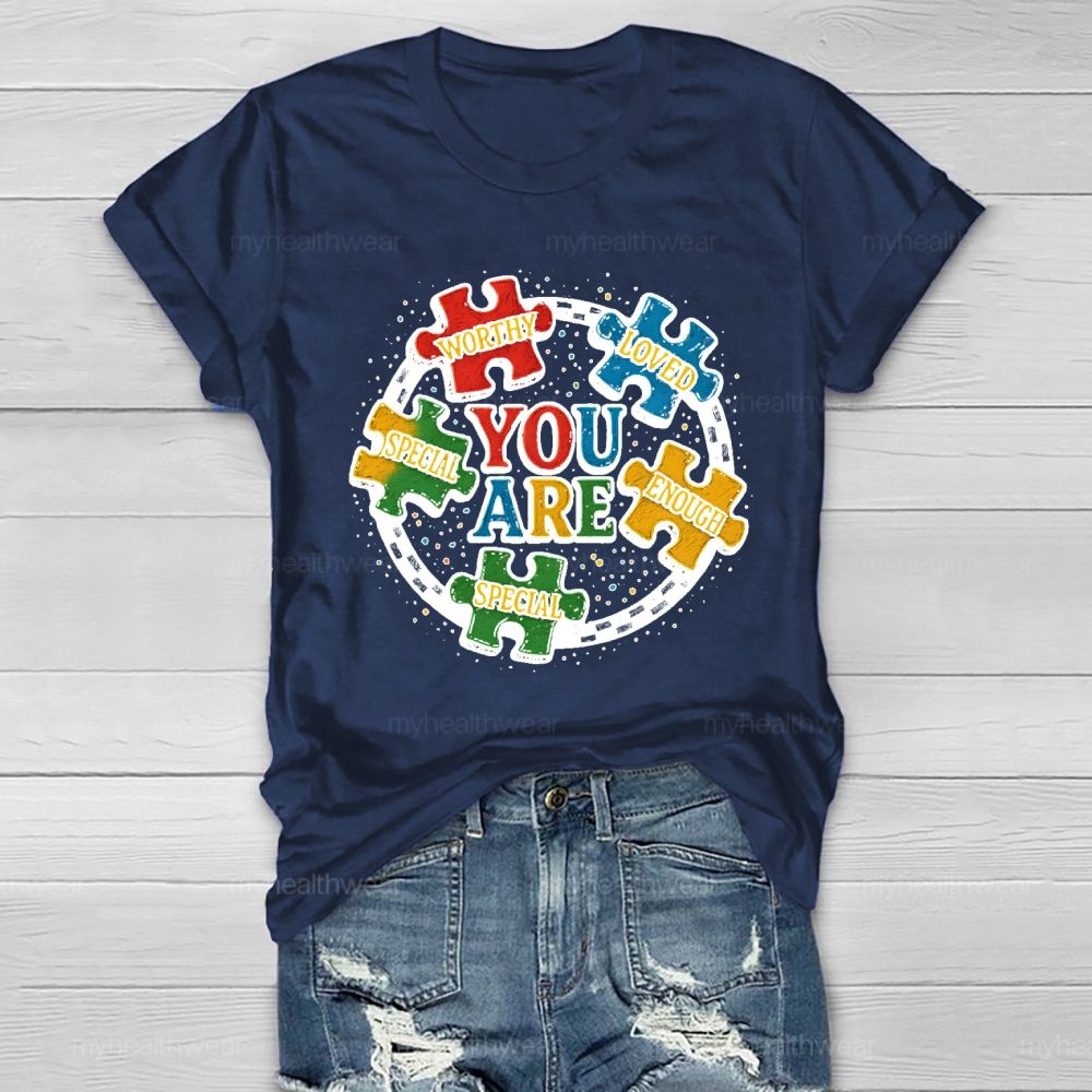 You Are Worthy Loved Healthwear T-shirt