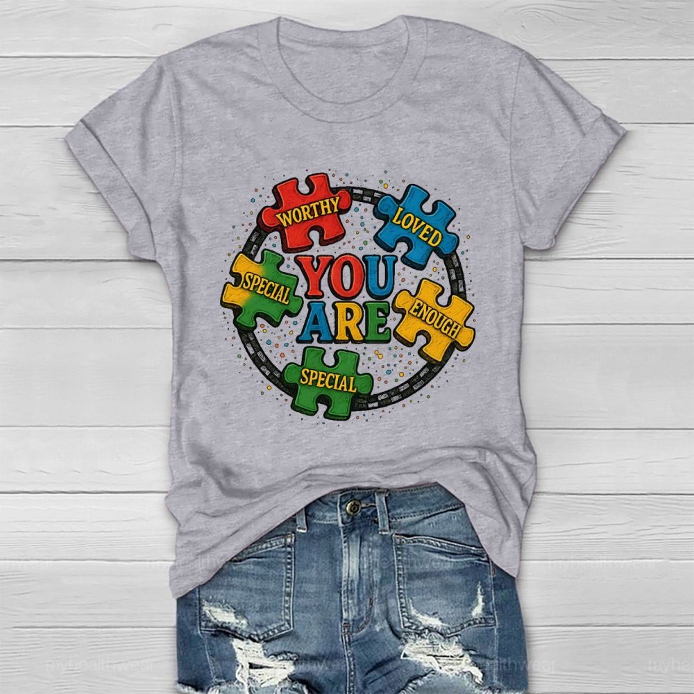 You Are Worthy Loved Healthwear T-shirt