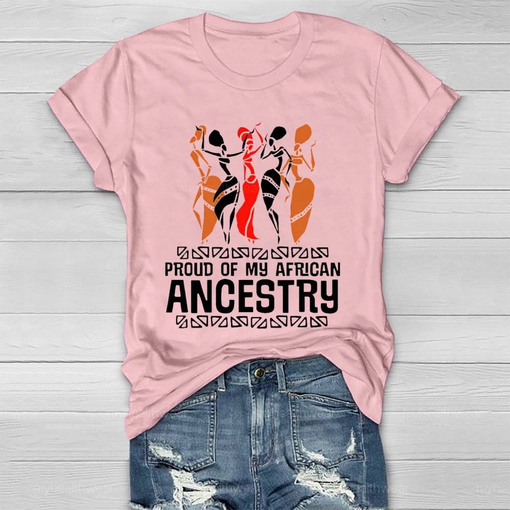 Proud Of My African Ancestry Healthwear T-shirt