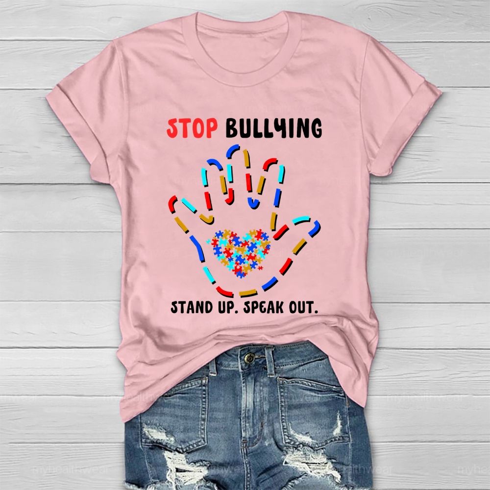 Stop Bullying Stand Up Speak Out Healthwear T-shirt