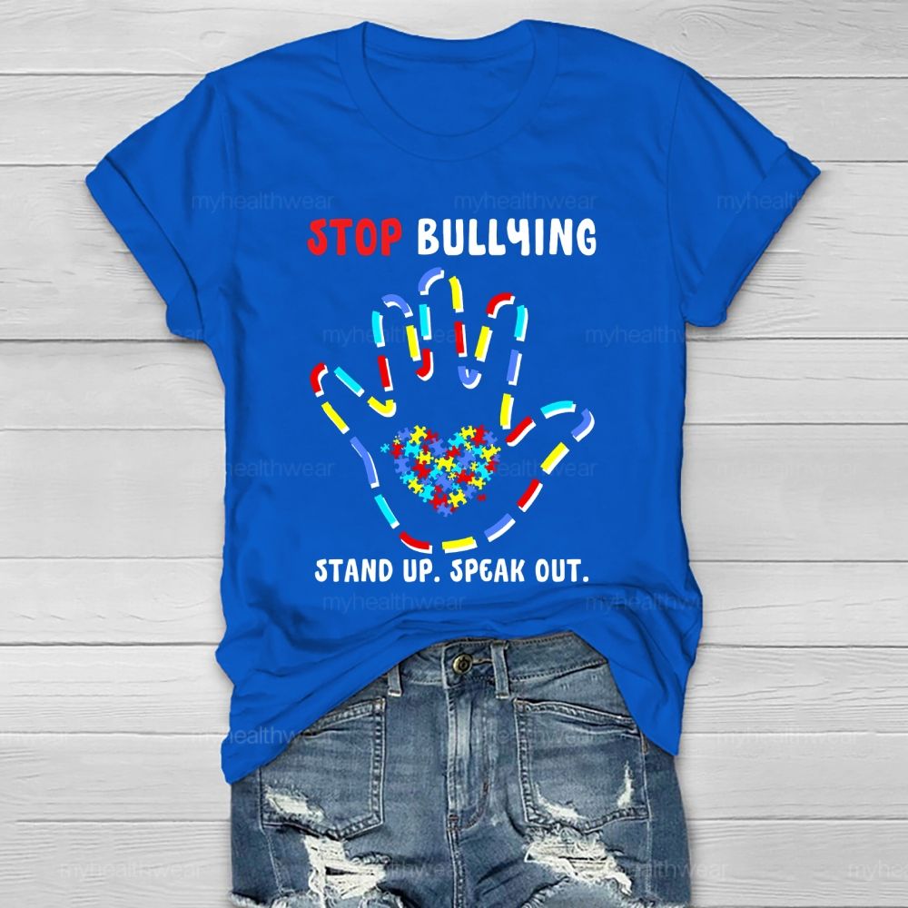 Stop Bullying Stand Up Speak Out Healthwear T-shirt