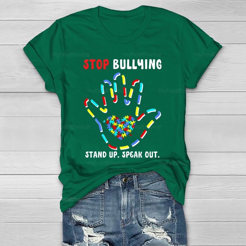 Stop Bullying Stand Up Speak Out Healthwear T-shirt