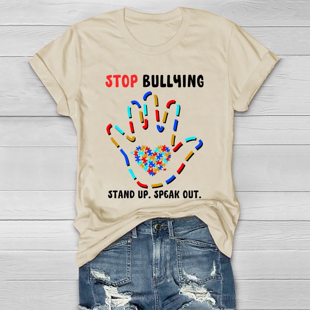 Stop Bullying Stand Up Speak Out Healthwear T-shirt