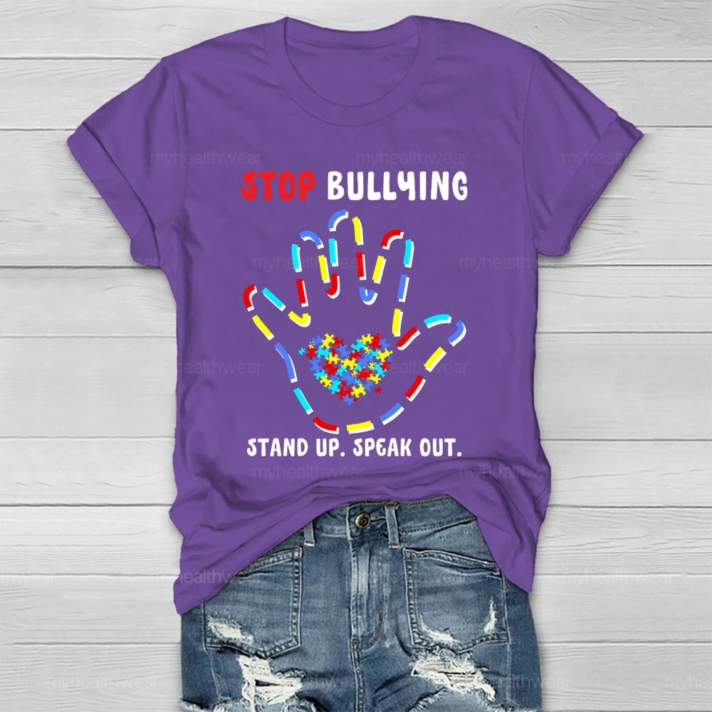 Stop Bullying Stand Up Speak Out Healthwear T-shirt