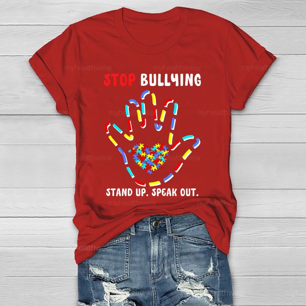 Stop Bullying Stand Up Speak Out Healthwear T-shirt