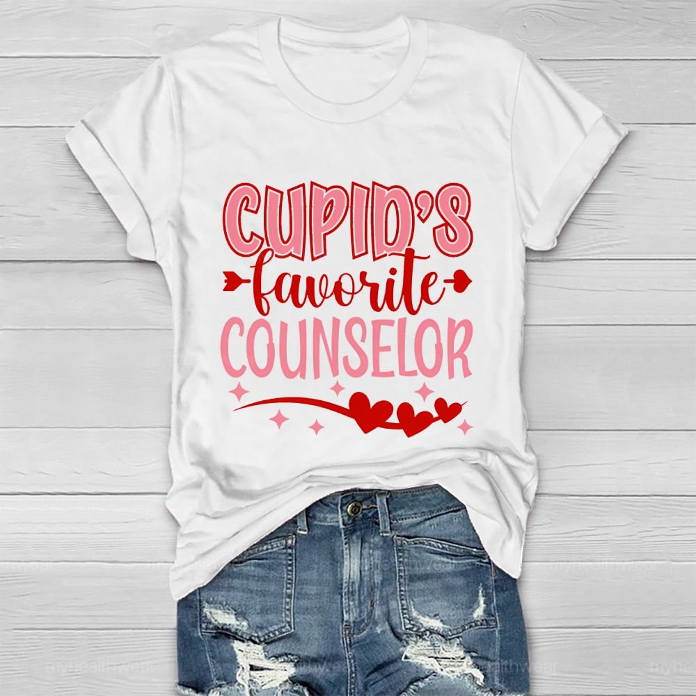 Cupid's Favorite Counselor Healthwear T-shirt