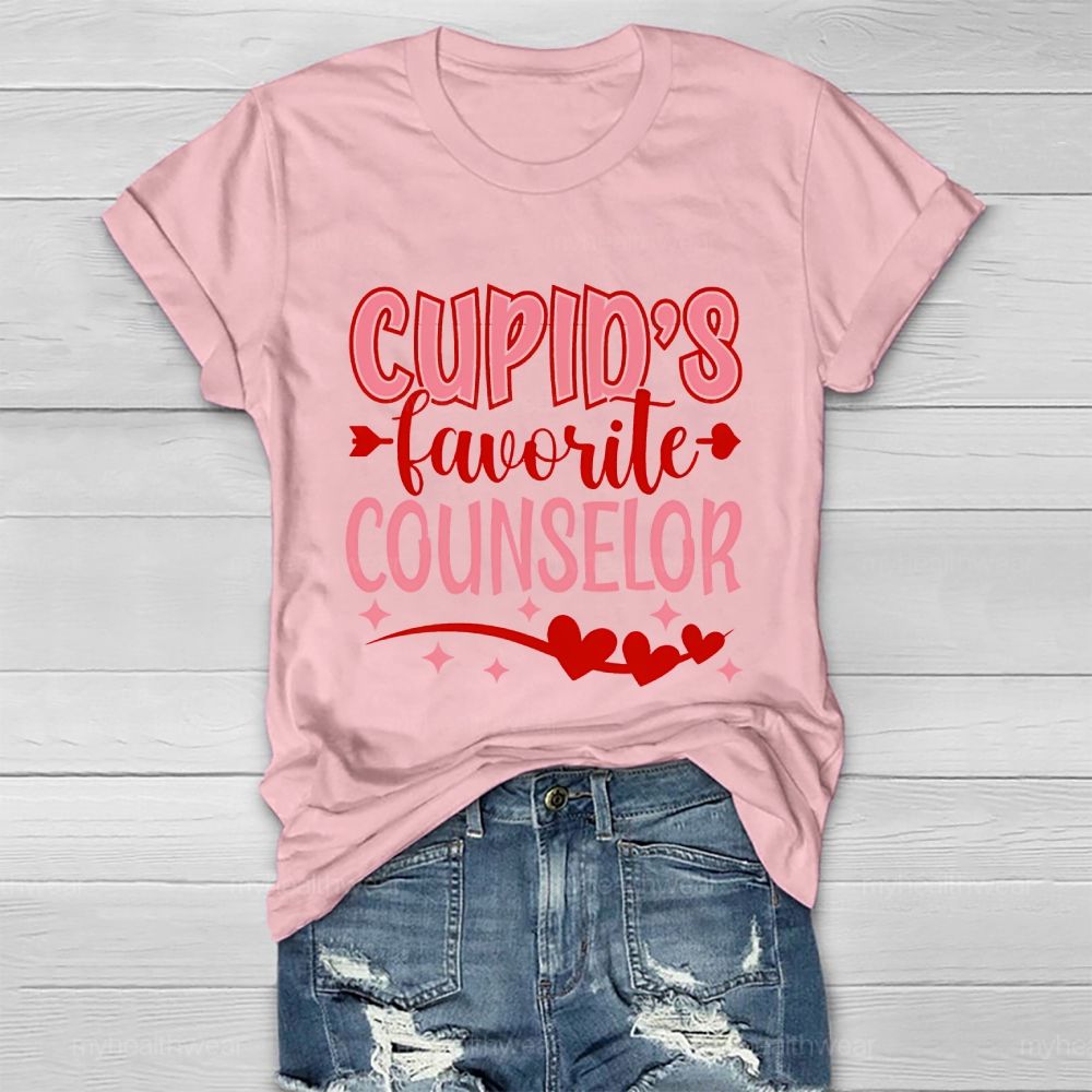 Cupid's Favorite Counselor Healthwear T-shirt