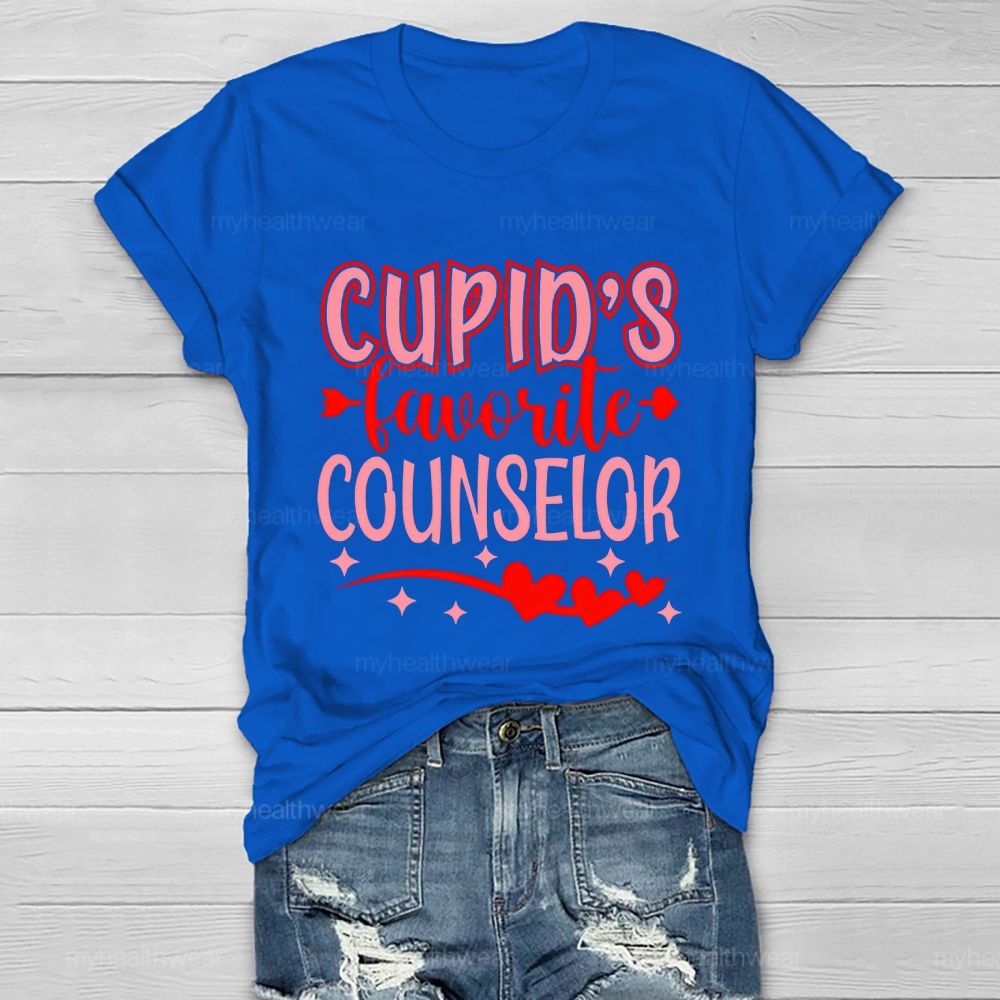 Cupid's Favorite Counselor Healthwear T-shirt