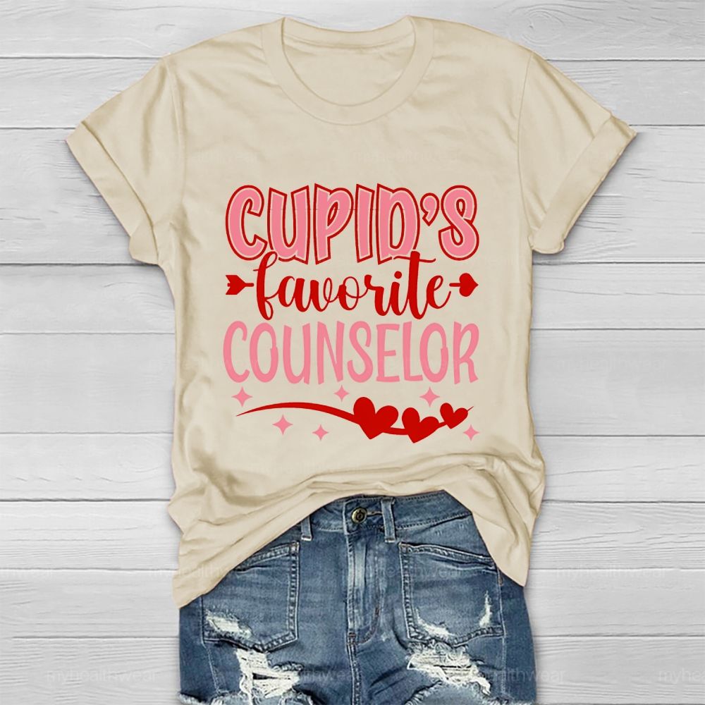 Cupid's Favorite Counselor Healthwear T-shirt