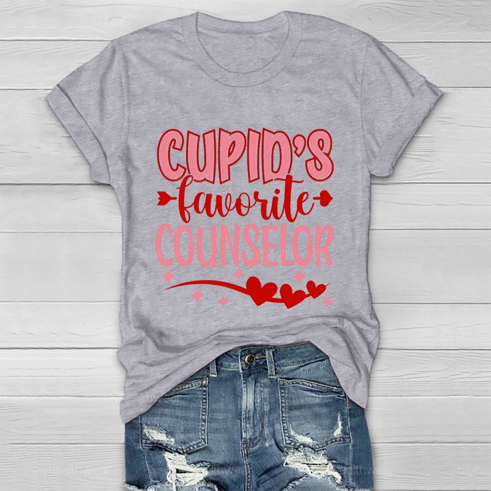 Cupid's Favorite Counselor Healthwear T-shirt