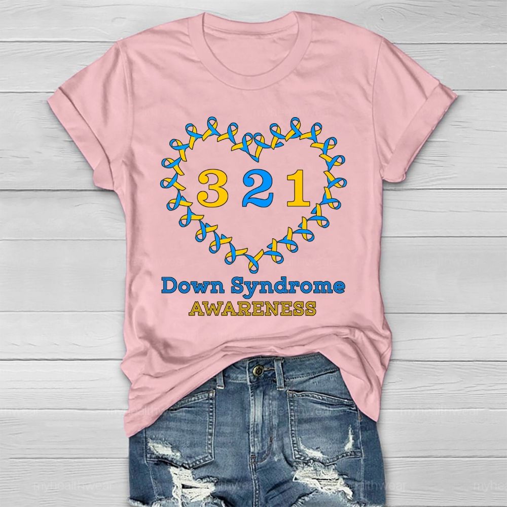 321 World Down Syndrome Day Healthwear T-shirt