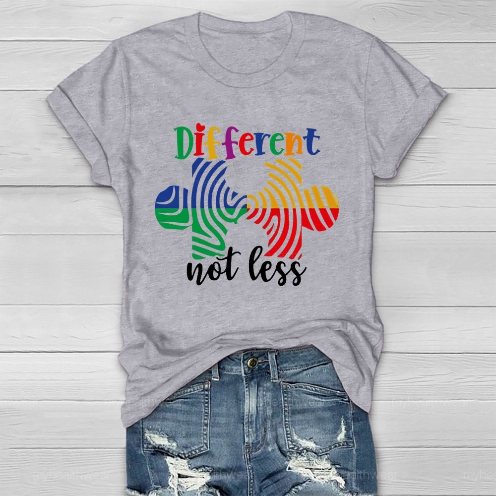 Different Not Less Puzzle Healthwear T-shirt