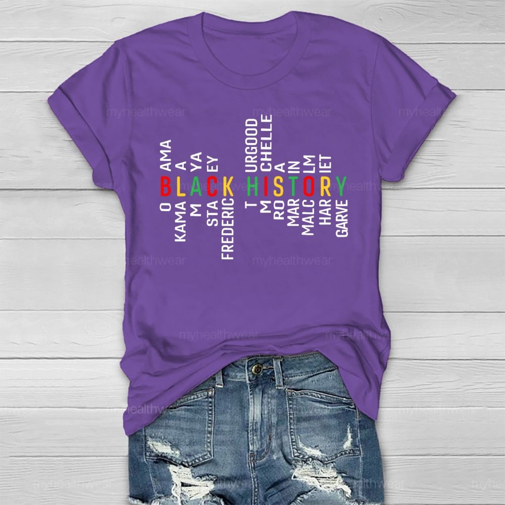 Black History Obama Kamala Maya Stacey Frederick  Healthwear T-shirt