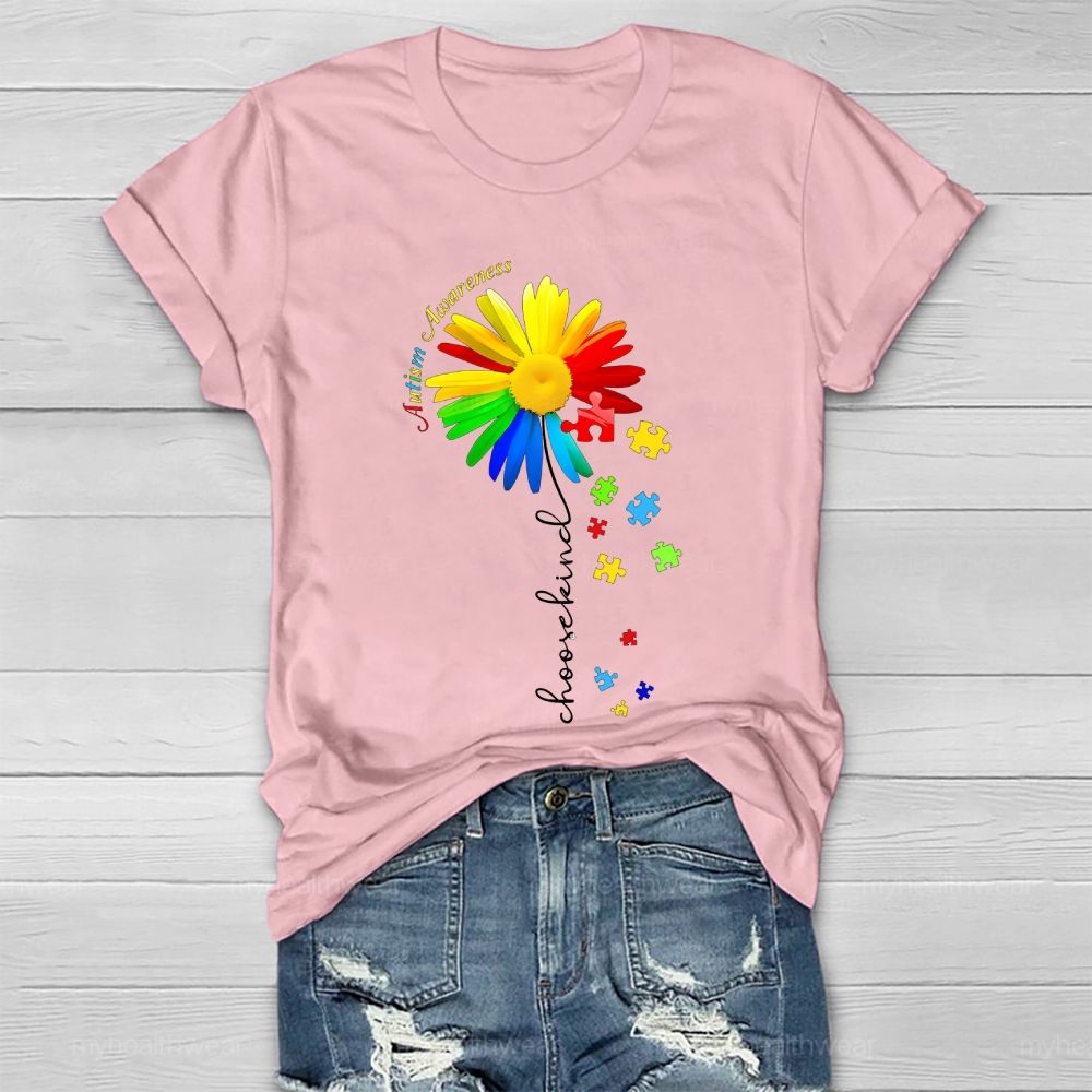 Autism Awareness Choose Kind Healthwear T-shirt