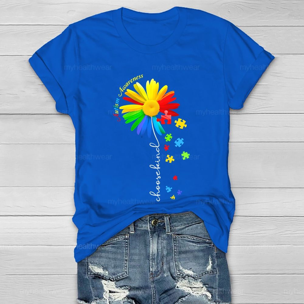 Autism Awareness Choose Kind Healthwear T-shirt