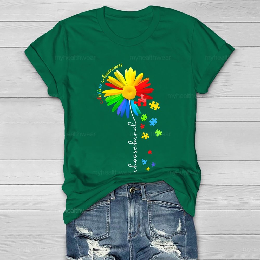 Autism Awareness Choose Kind Healthwear T-shirt
