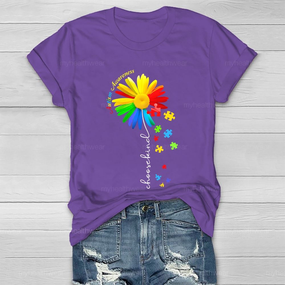 Autism Awareness Choose Kind Healthwear T-shirt