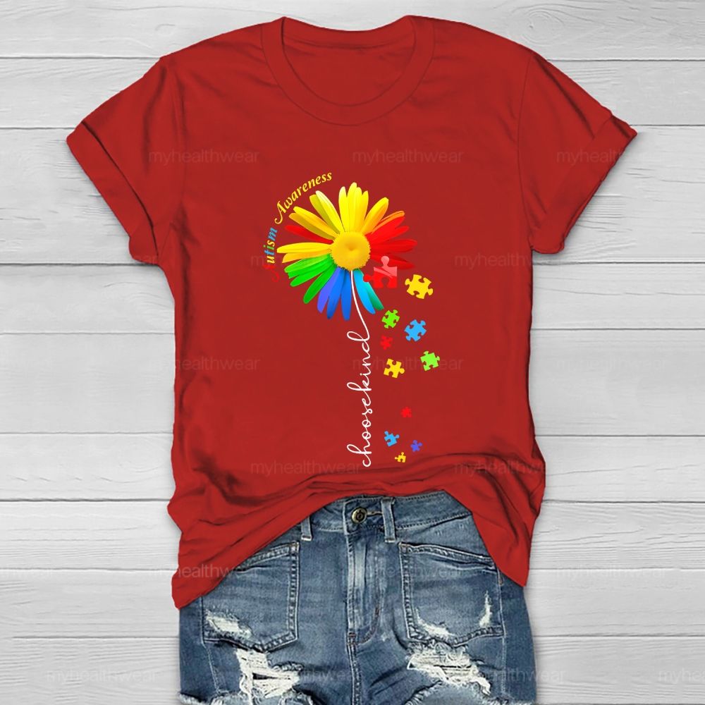 Autism Awareness Choose Kind Healthwear T-shirt