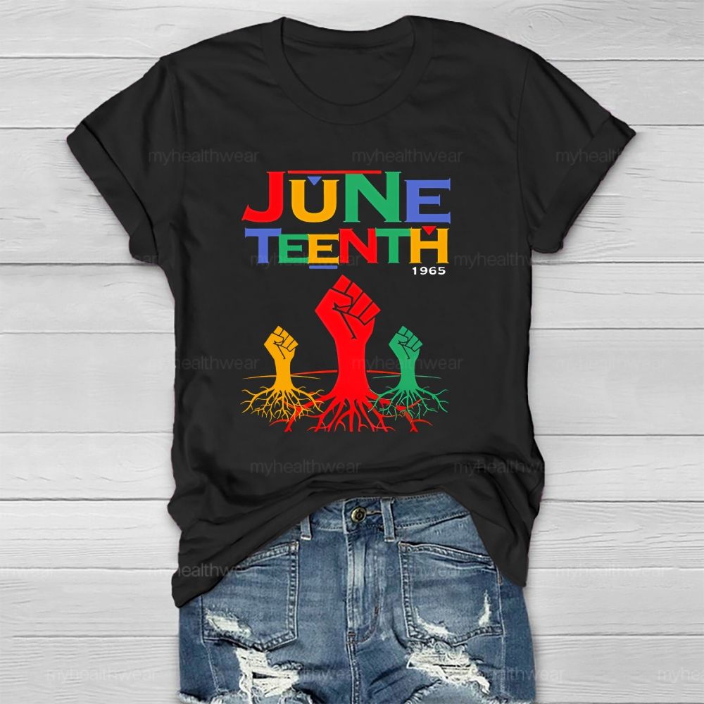 1965 Juneteenth Freedom Day  Healthwear T-shirt