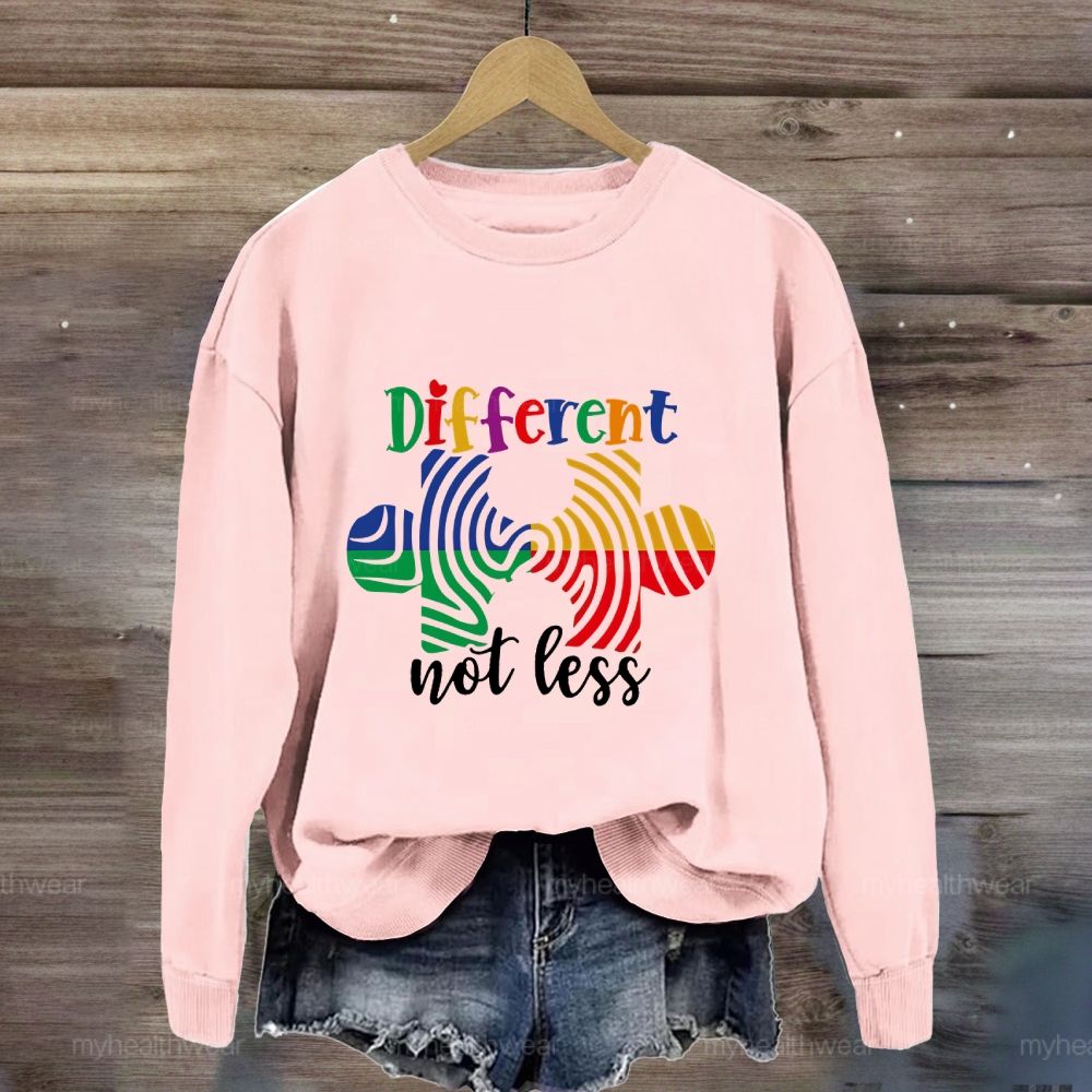 Different Not Less Puzzle Sweatshirt