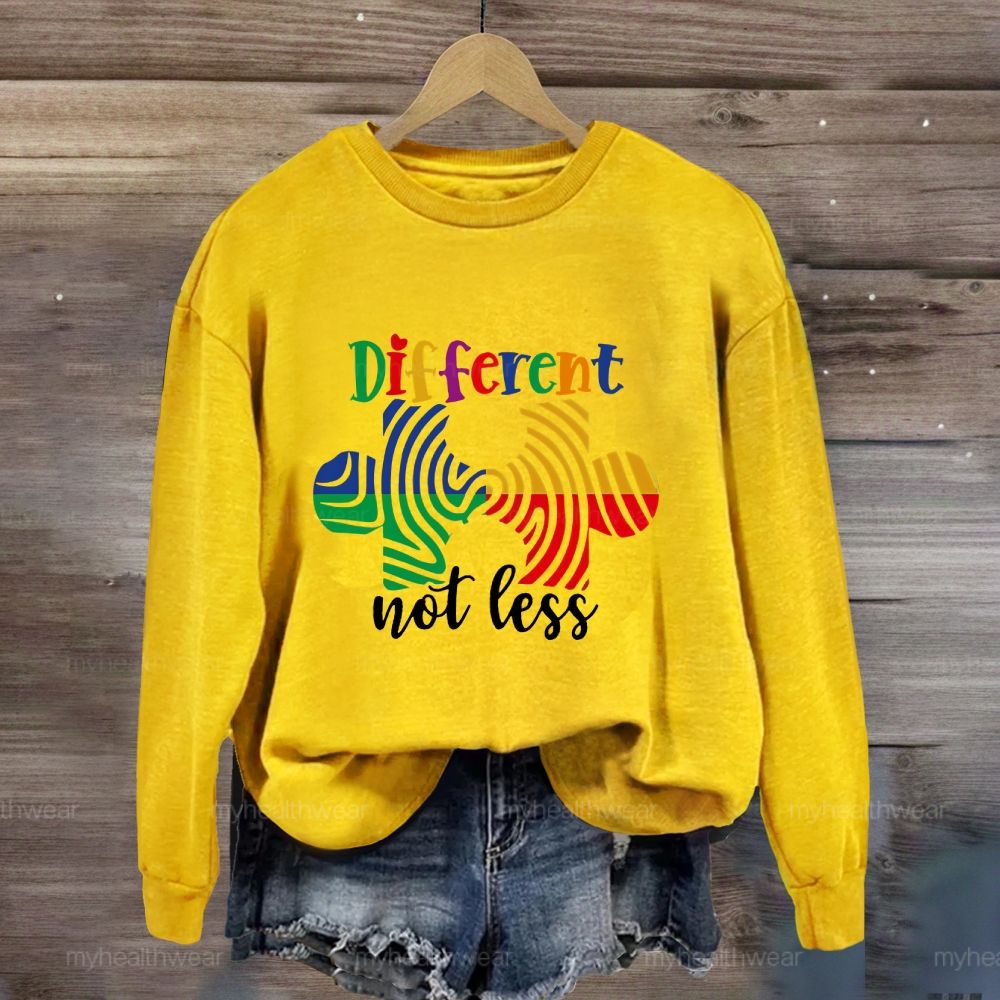 Different Not Less Puzzle Sweatshirt