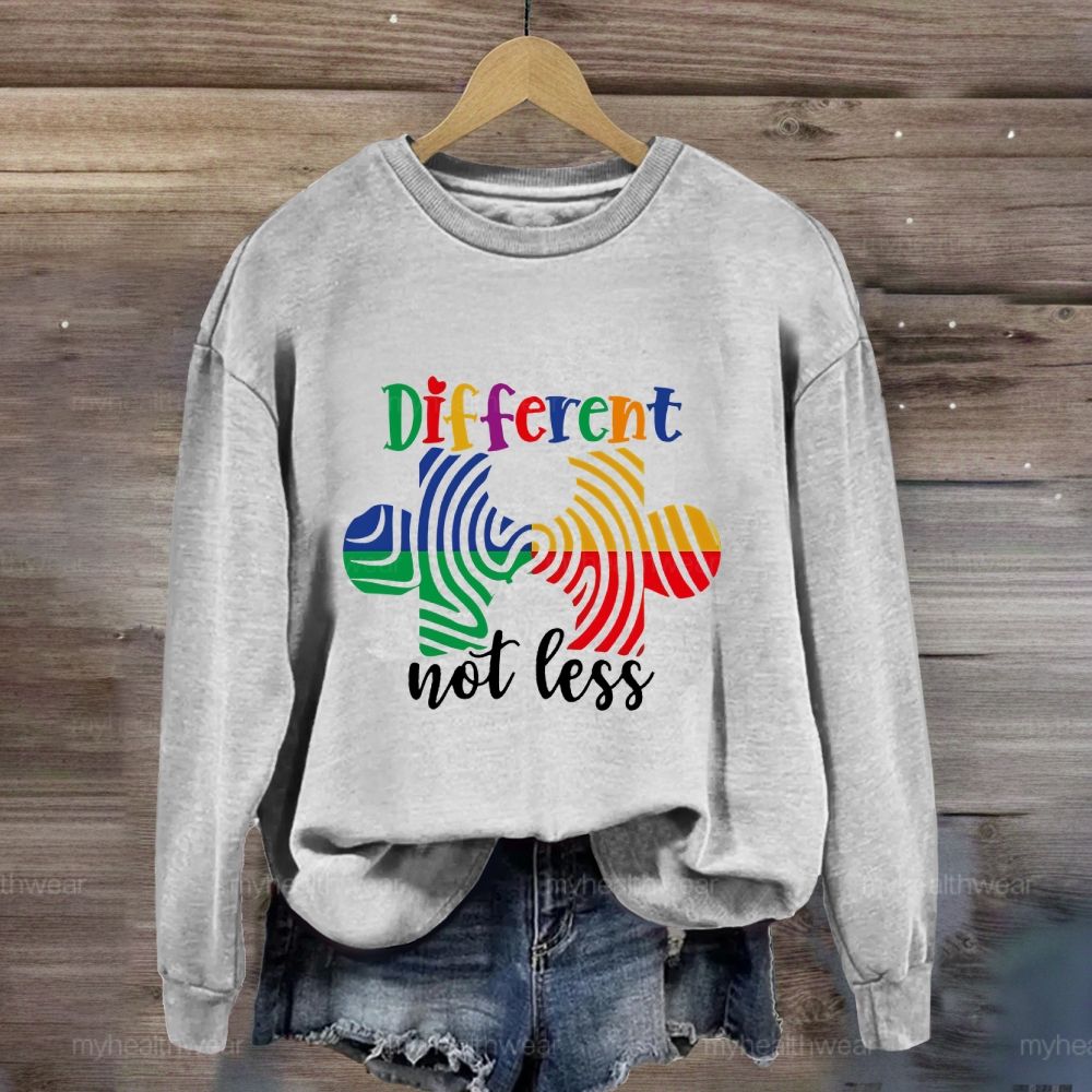 Different Not Less Puzzle Sweatshirt