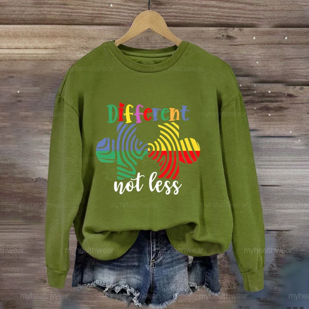 Different Not Less Puzzle Sweatshirt