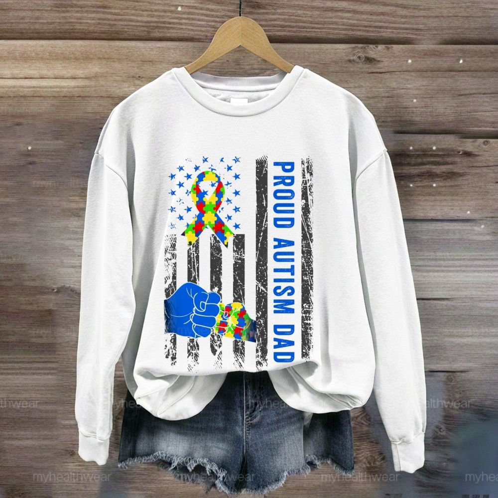 Proud Autism Dad Sweatshirt