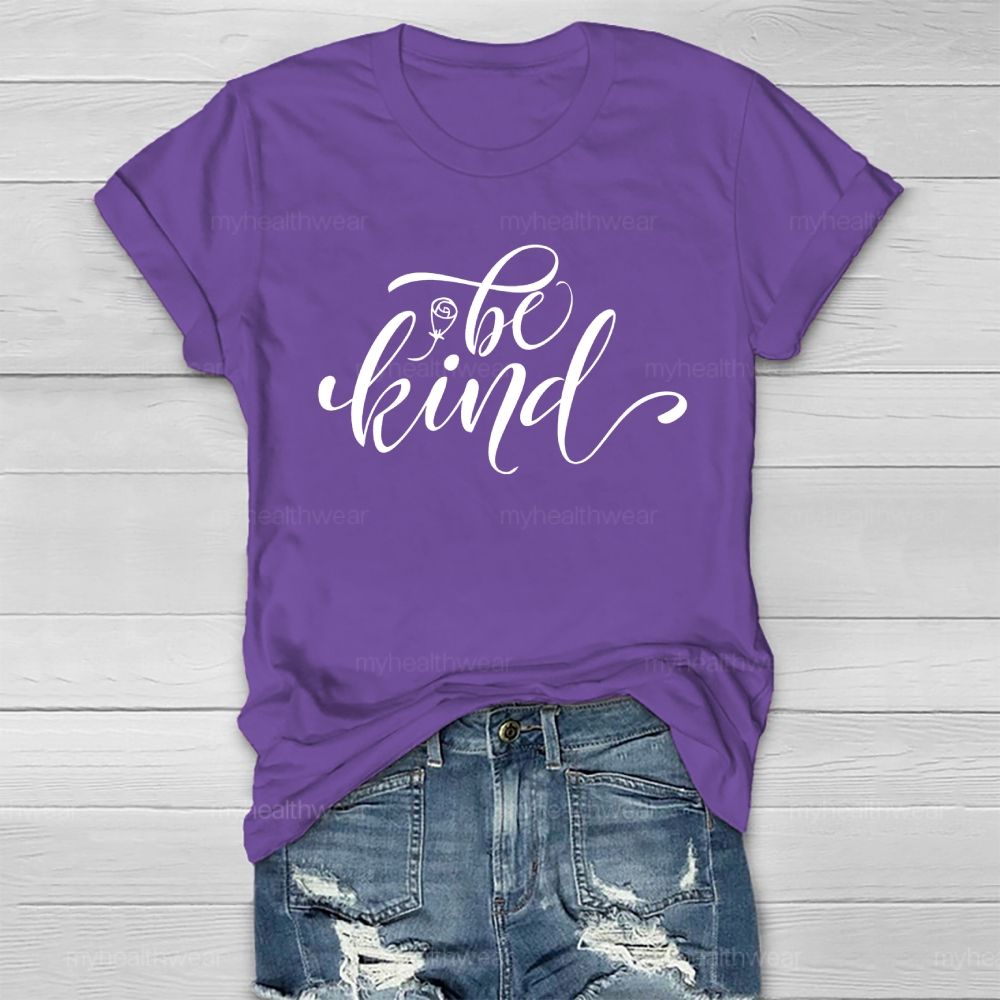 Be Kind Letters Healthwear T-shirt