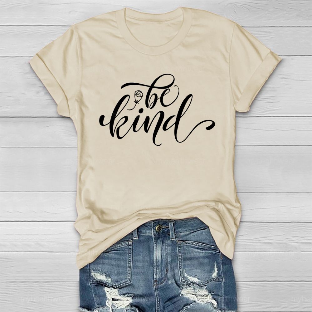 Be Kind Letters Healthwear T-shirt
