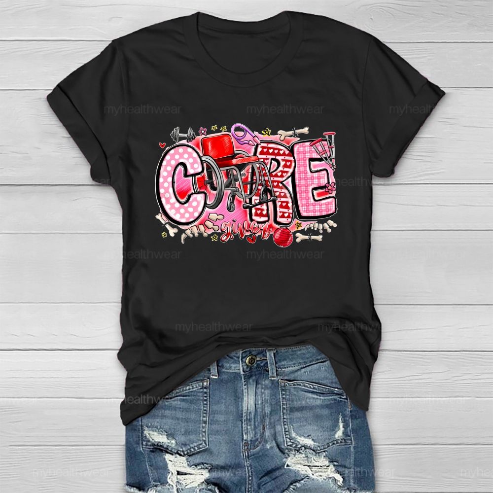 Caregiver Wheelchair Healthwear T-shirt