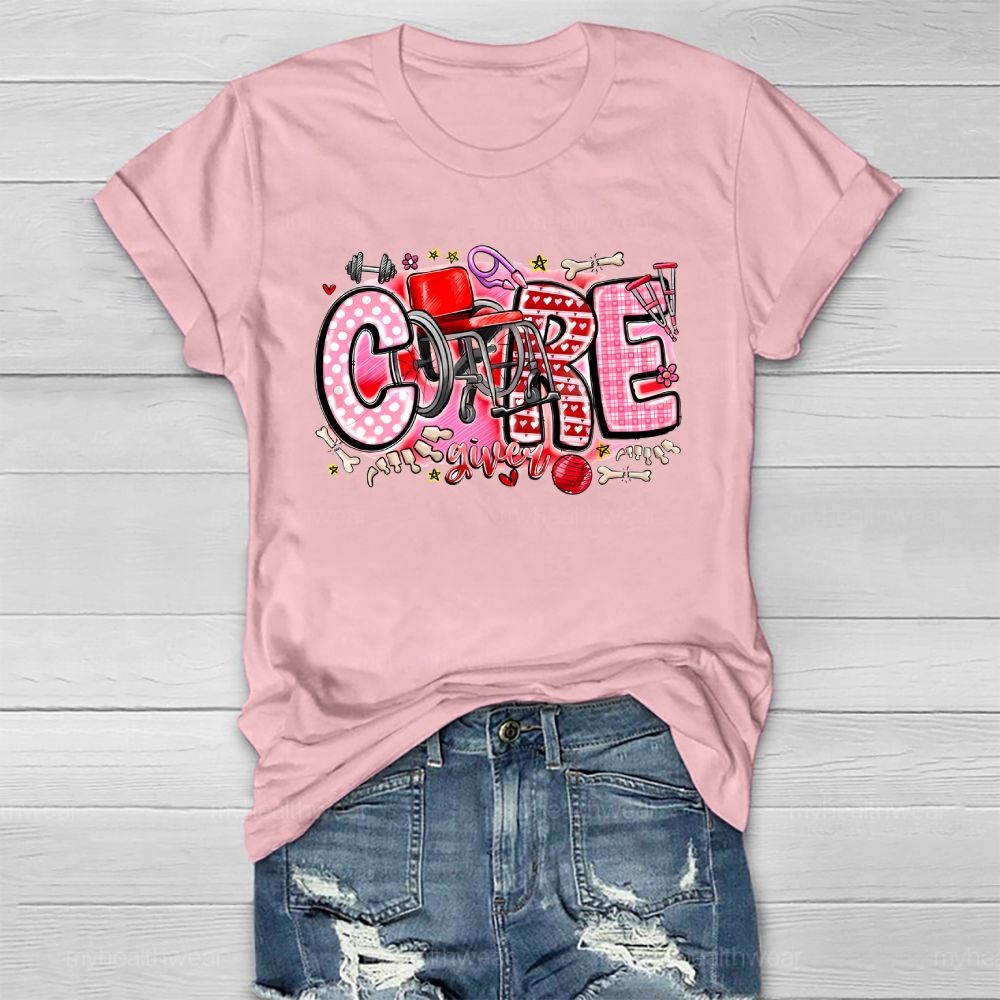 Caregiver Wheelchair Healthwear T-shirt