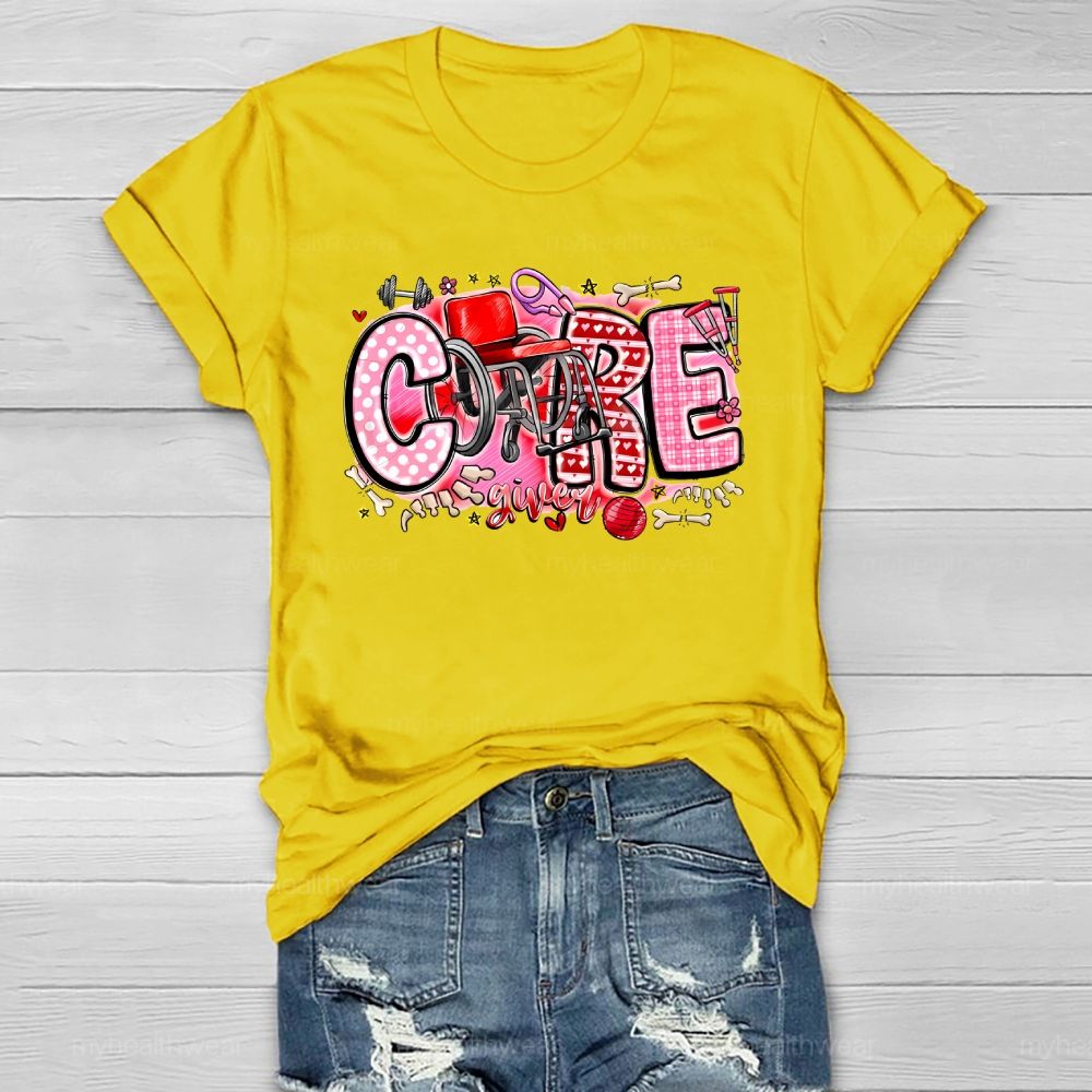 Caregiver Wheelchair Healthwear T-shirt