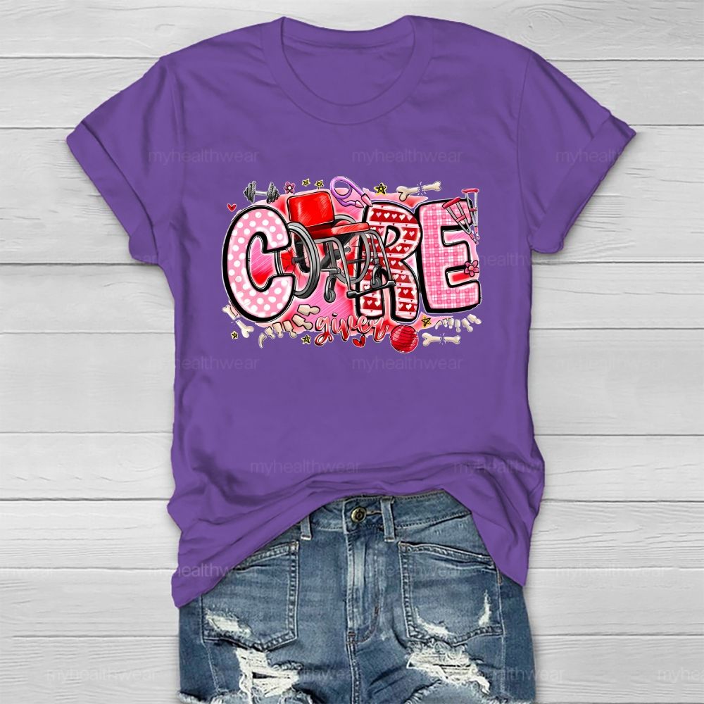 Caregiver Wheelchair Healthwear T-shirt