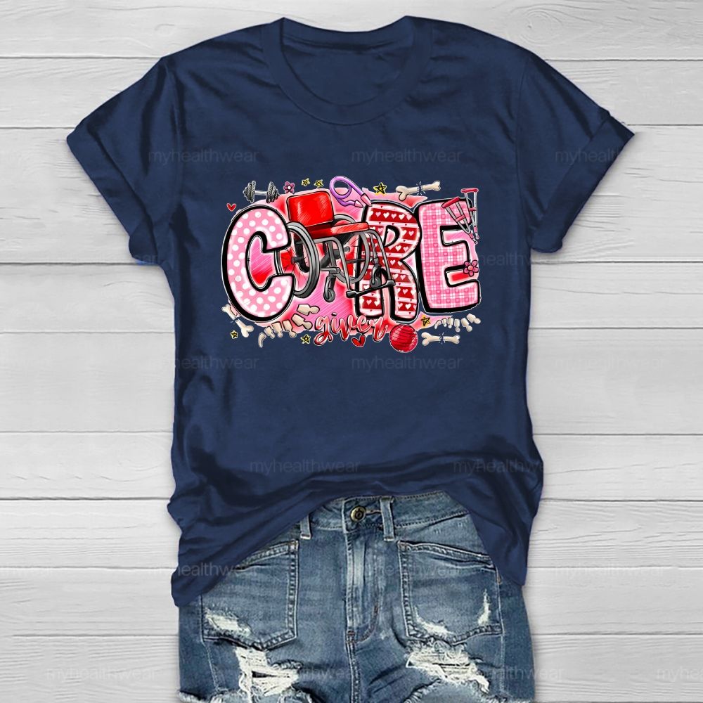 Caregiver Wheelchair Healthwear T-shirt