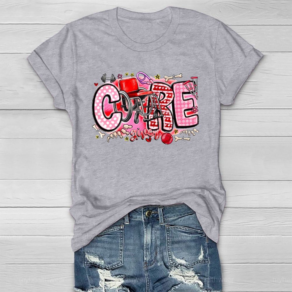 Caregiver Wheelchair Healthwear T-shirt